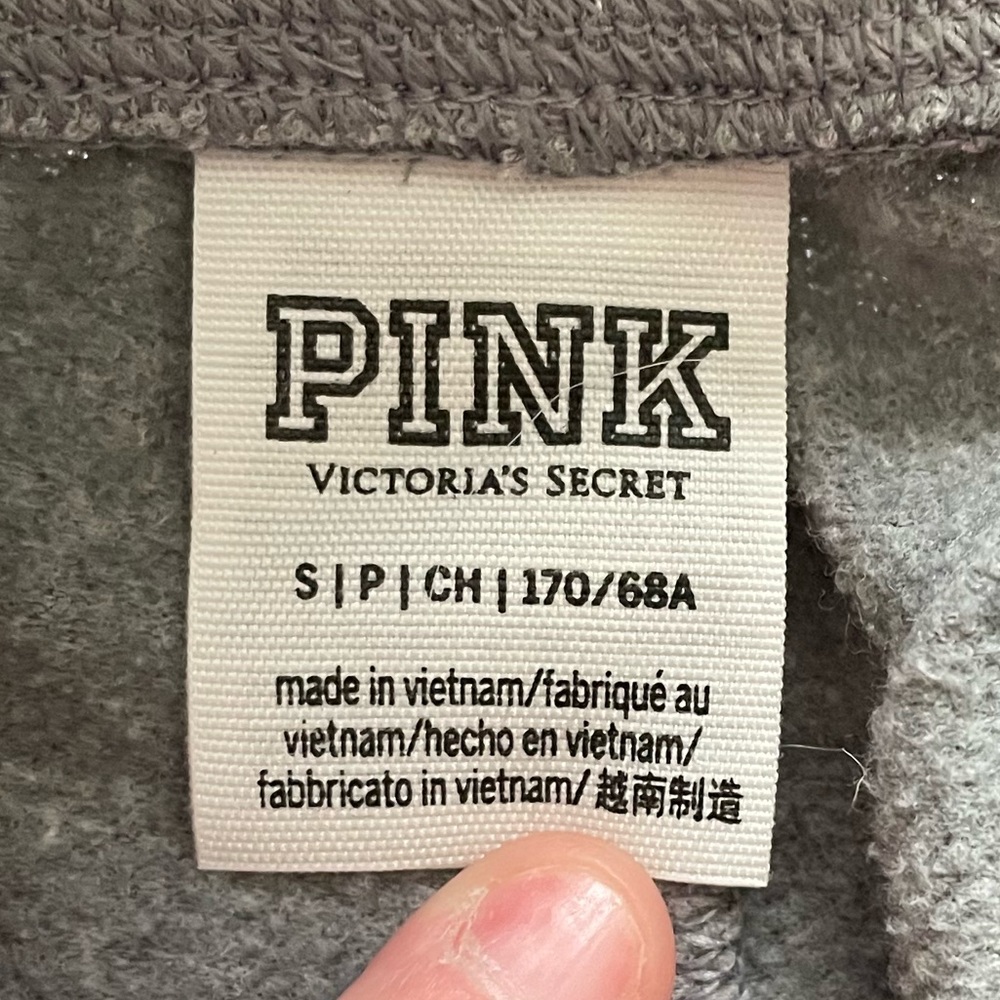 Rare Victoria’s Secret Pink 2017 Set Bodysuit XS & Shorts Small Gray - Picture 12 of 13